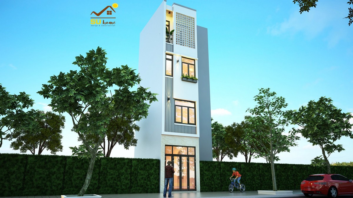 Thi công Nhà hẻm phố diện tích nhỏ đà nẵng